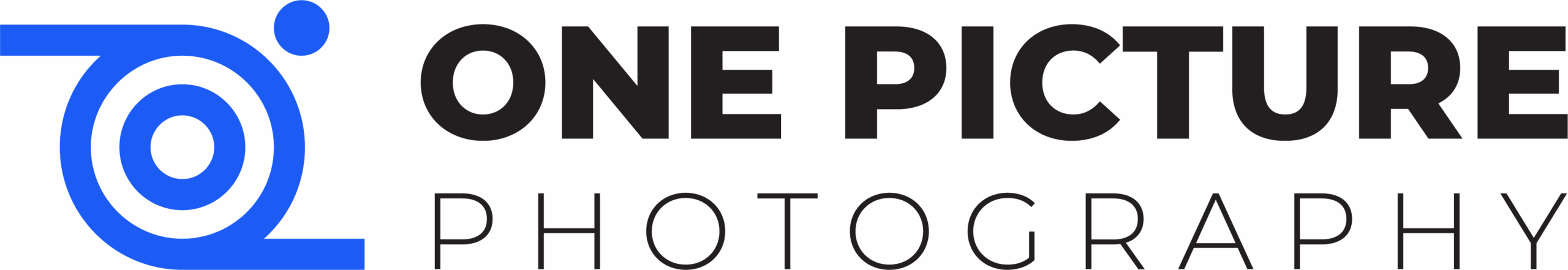 One Picture Photography primary logo which links back the home page
